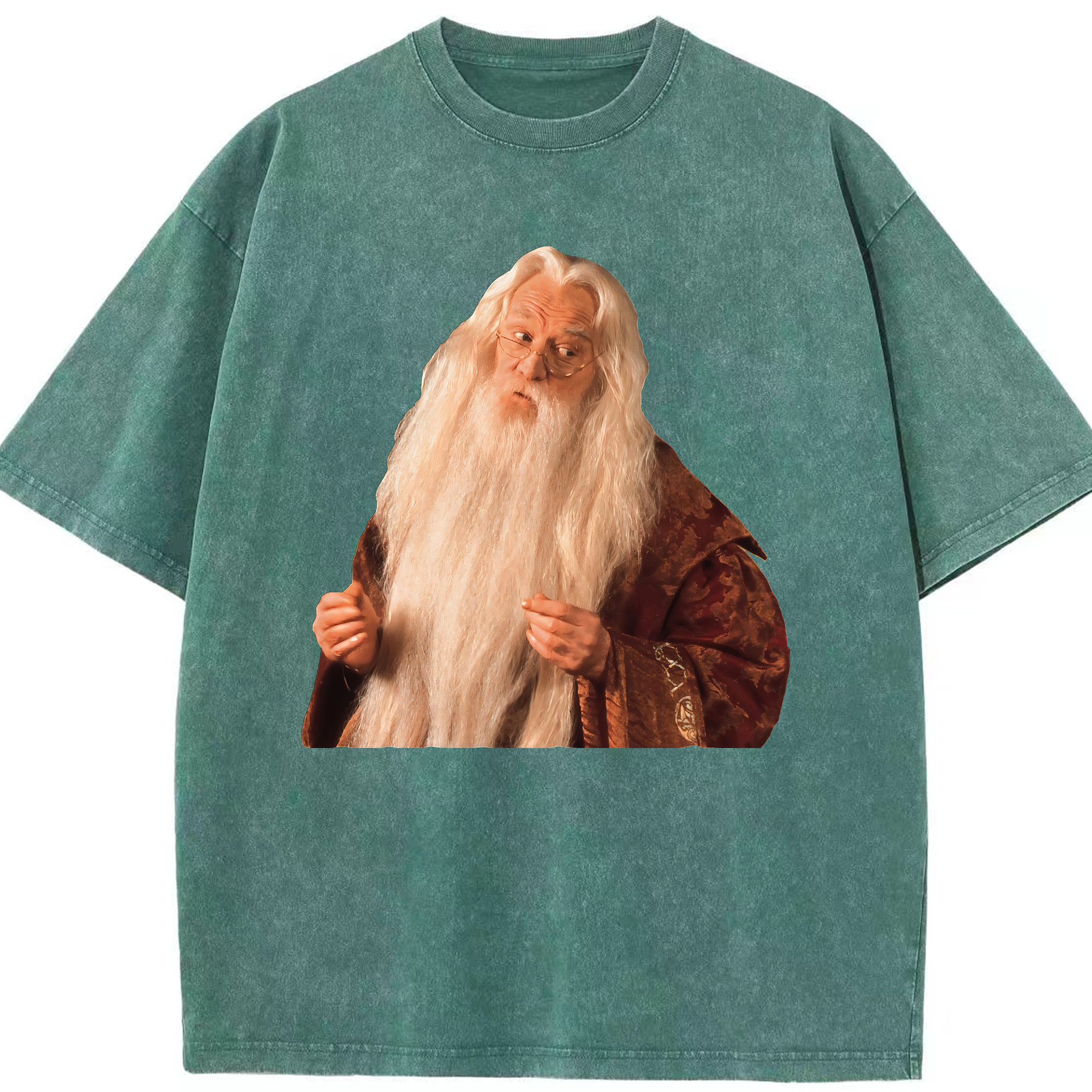 （画像用） Harry Potter ハリー・ポッターシリーズ 綿100% ヴィンテージ風 半袖Tシャツ（フロントプリント）